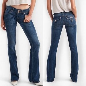 Hudson Signature Bootcut Jeans Womens Size 29 Blue Low Rise Flap Pockets